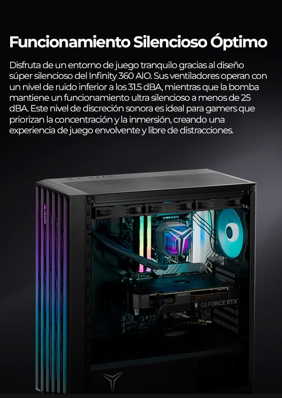 Foto 9 pulgar | Sistema de Enfriamiento Líquido Yeyian YTT-360AL-M1 AIO 3 Ventiladores 120mm ARGB
