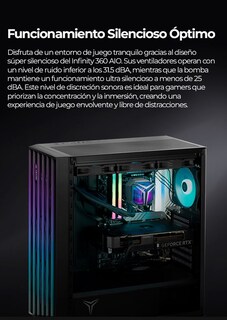 Foto 8 | Sistema de Enfriamiento Líquido Yeyian YTT-360AL-M1 AIO 3 Ventiladores 120mm ARGB