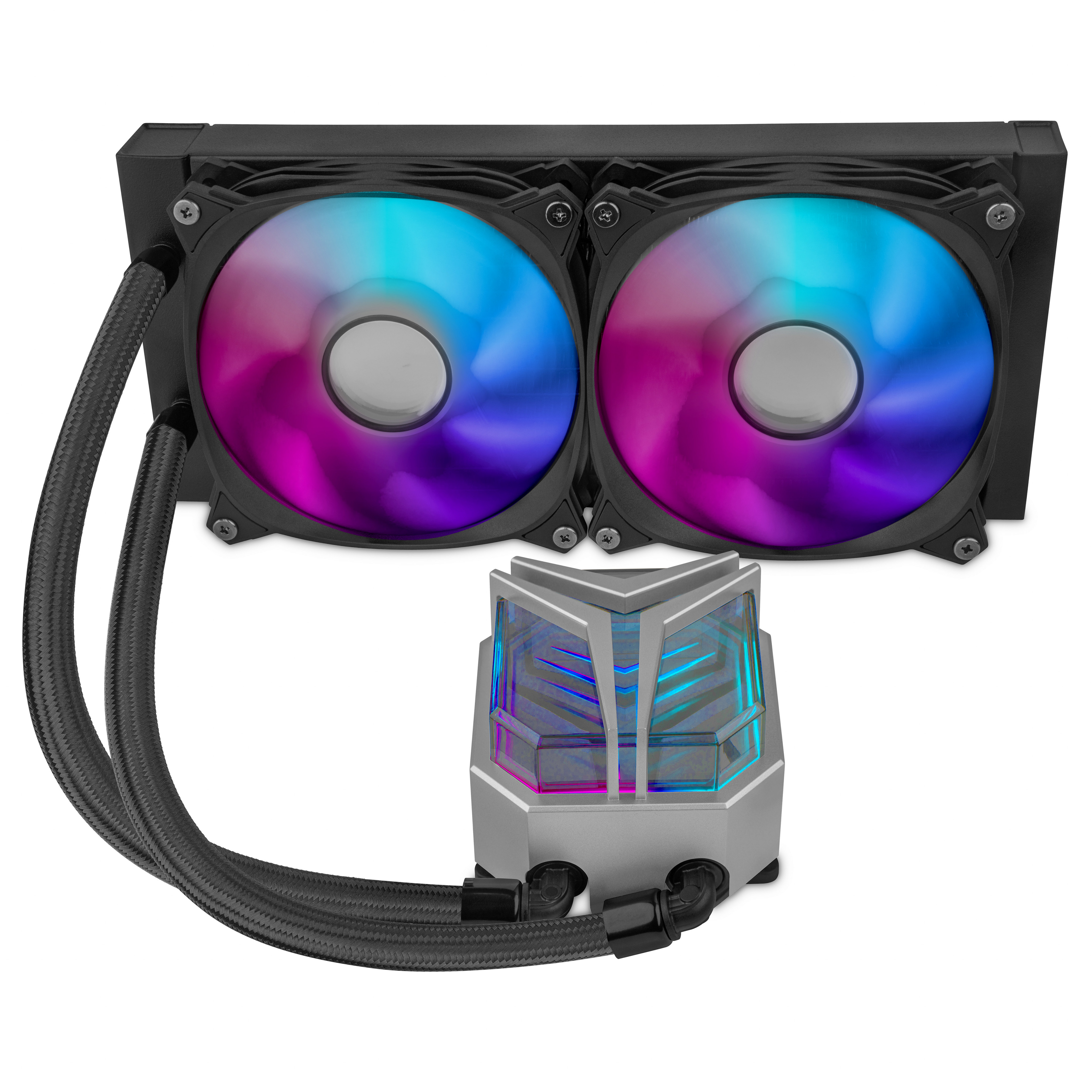 Foto 4 pulgar | Sistema de Enfriamiento Líquido Yeyian YTD-240AL-M1 AIO 2 Ventiladores 120mm ARGB