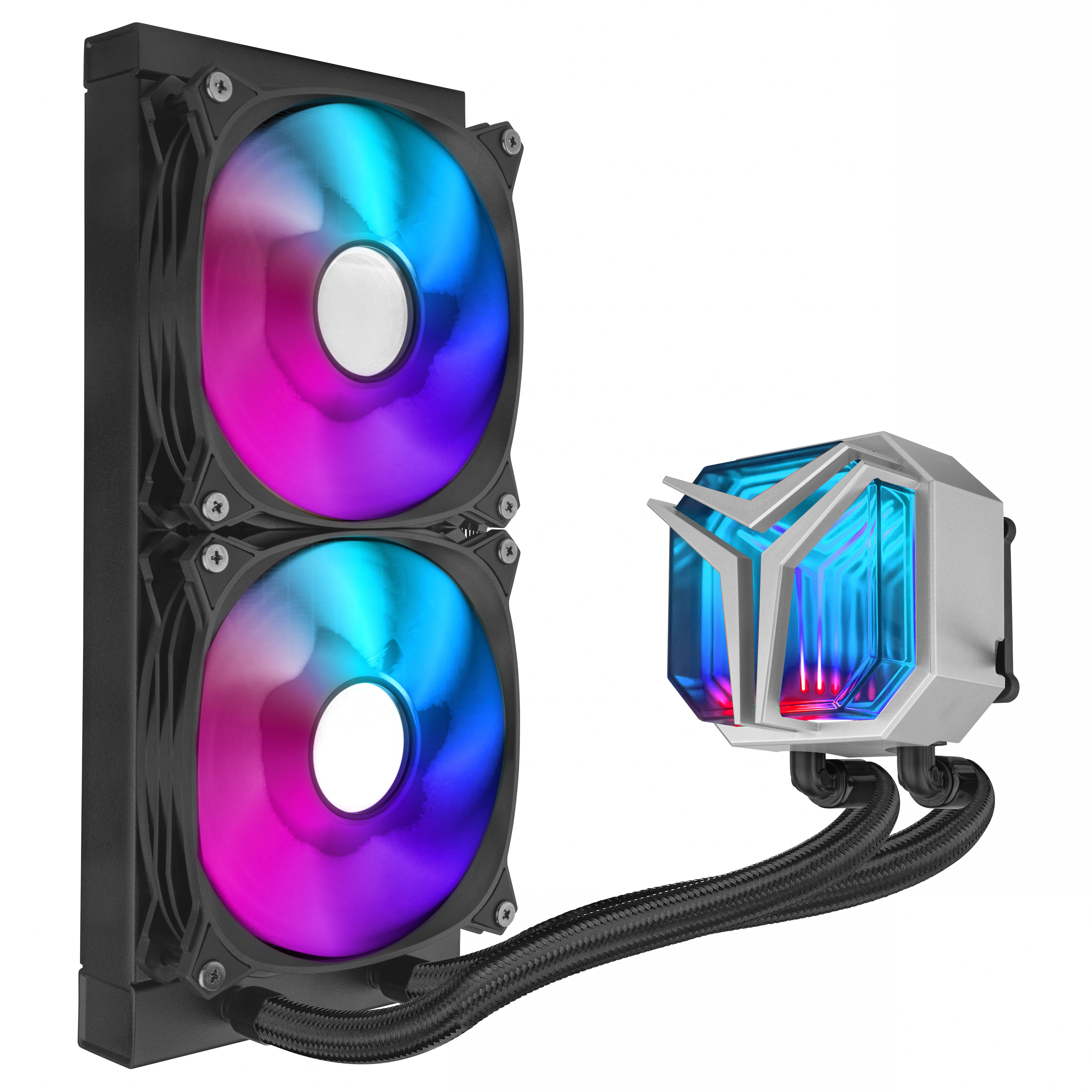Foto 5 pulgar | Sistema de Enfriamiento Líquido Yeyian YTD-240AL-M1 AIO 2 Ventiladores 120mm ARGB