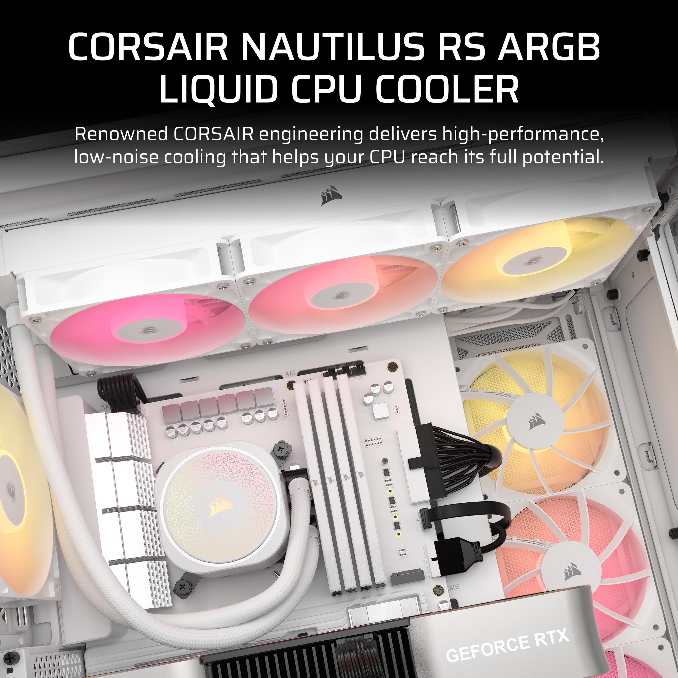 Foto 3 pulgar | Enfriador Líquido Para Cpu Corsair Nautilus 360 Rs Argb 360 Mm Blanco - Venta Internacional.