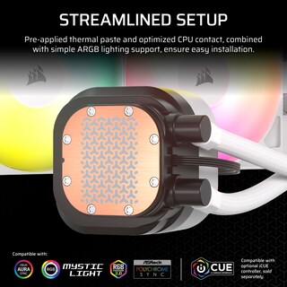 Foto 3 | Enfriador Líquido Para Cpu Corsair Nautilus 360 Rs Argb 360 Mm Blanco - Venta Internacional.