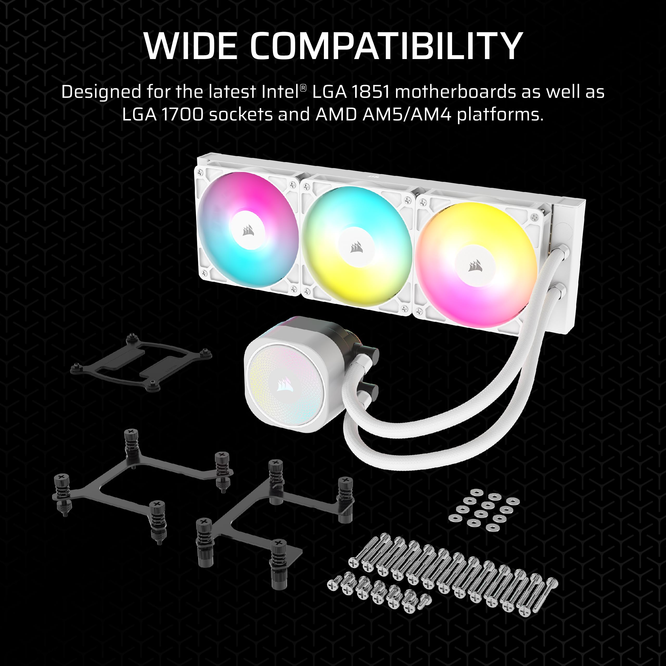 Foto 8 pulgar | Enfriador Líquido Para Cpu Corsair Nautilus 360 Rs Argb 360 Mm Blanco - Venta Internacional.