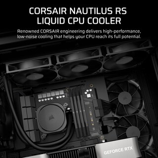 Foto 2 | Enfriador Líquido Para Cpu Corsair Nautilus 360 Rs 360 Mm Aio Negro - Venta Internacional