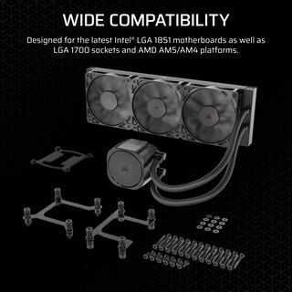 Foto 7 | Enfriador Líquido Para Cpu Corsair Nautilus 360 Rs 360 Mm Aio Negro - Venta Internacional