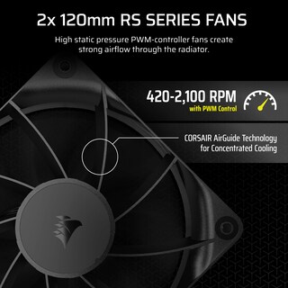 Foto 4 | Enfriador Líquido Para Cpu Corsair Nautilus 240 Rs 240 Mm Aio Negro - Venta Internacional.