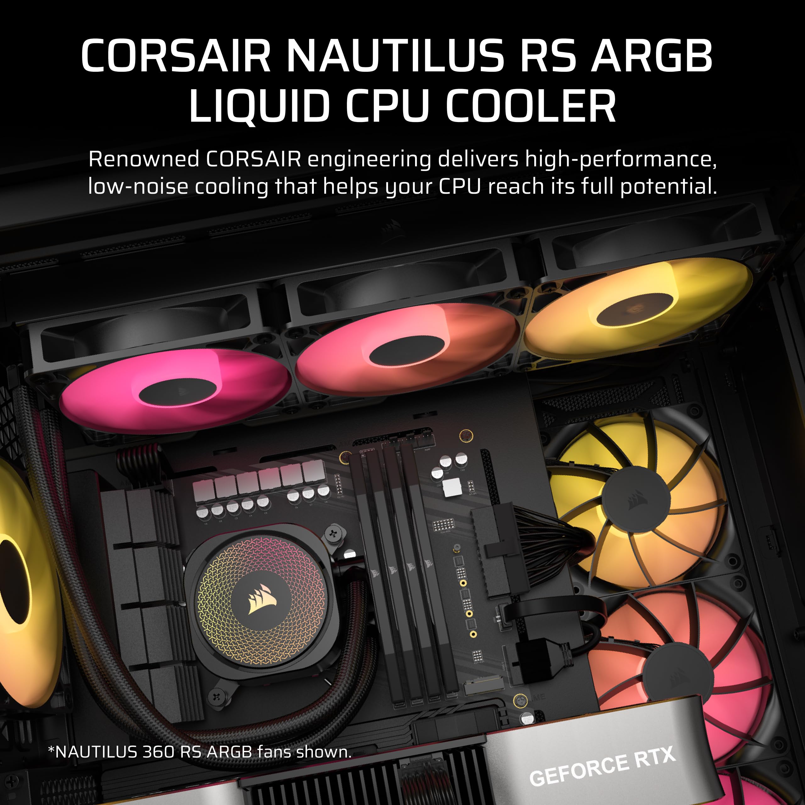 Foto 3 pulgar | Enfriador Líquido Para Cpu Corsair Nautilus 240 Rs Argb 240 Mm Aio - Venta Internacional.