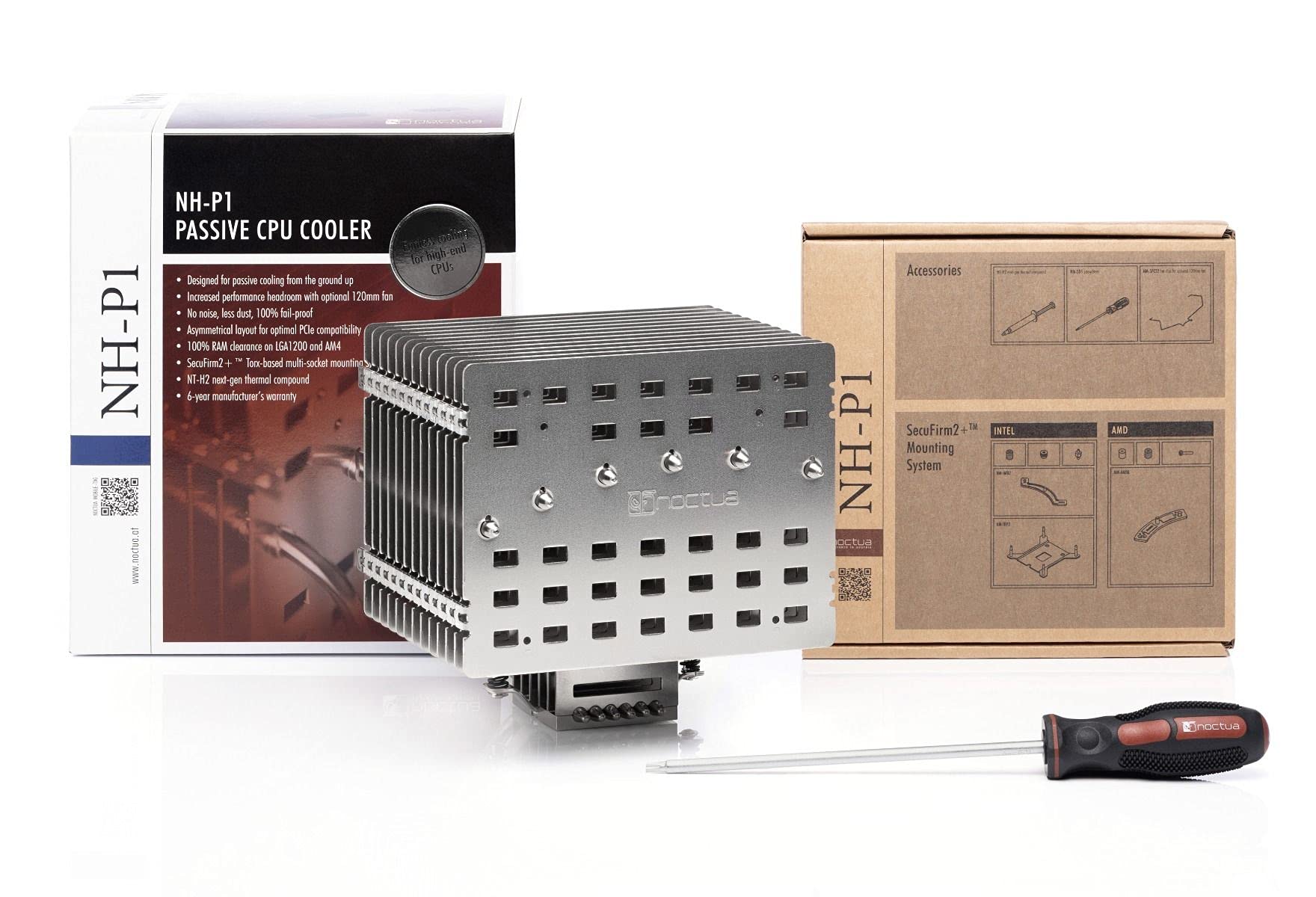 Foto 5 pulgar | Enfriador De Cpu Pasivo Noctua Nh-p1 Para Una Refrigeración 100% Silenciosa - Venta Internacional.