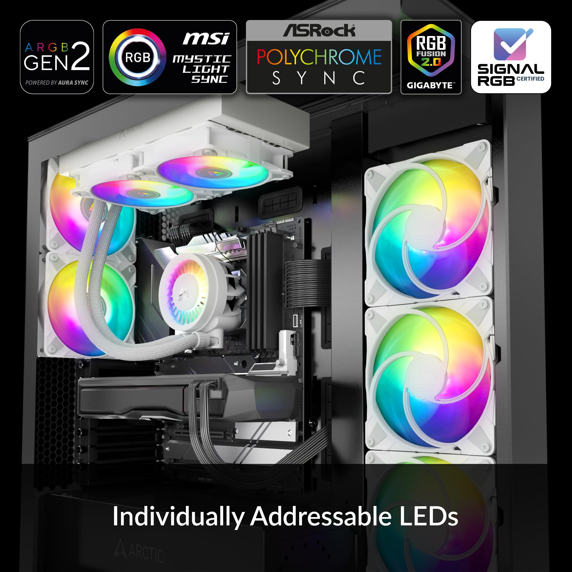 Foto 3 pulgar | Enfriador De Agua Cpu Aio Arctic Liquid Freezer Iii 280 A-rgb - Venta Internacional.