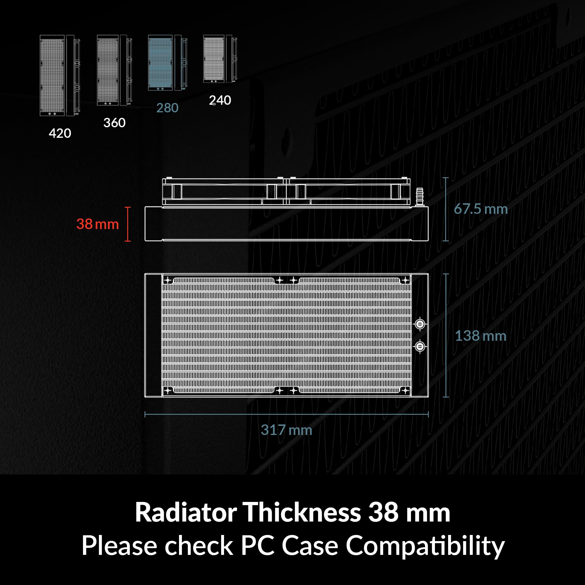 Foto 8 pulgar | Enfriador De Agua Cpu Aio Arctic Liquid Freezer Iii 280 A-rgb - Venta Internacional.