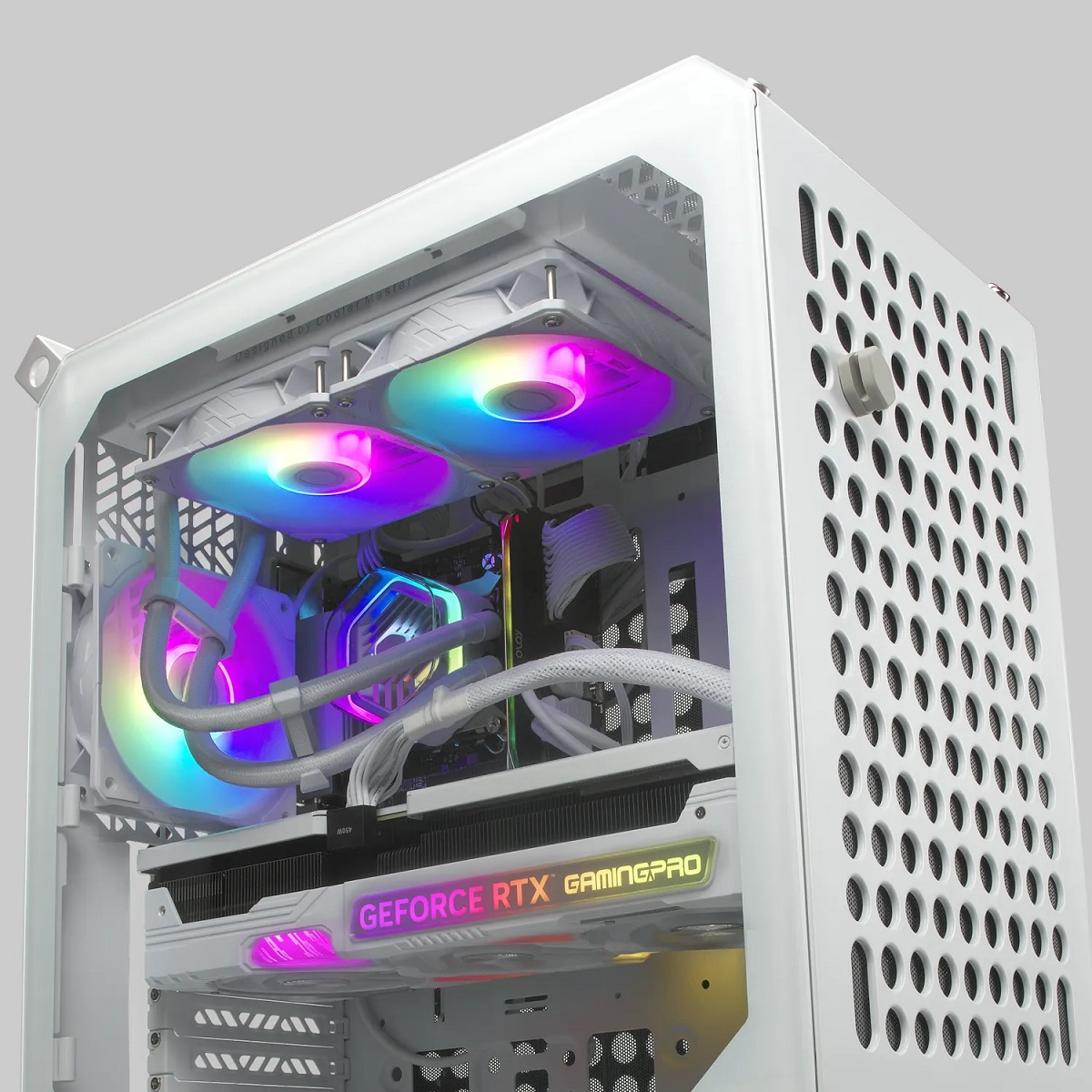 Foto 4 pulgar | Enfriamiento Liquido Cooler Master Masterliquid 240 Atmos Argb White Mlx-d24m-a25pz-rw