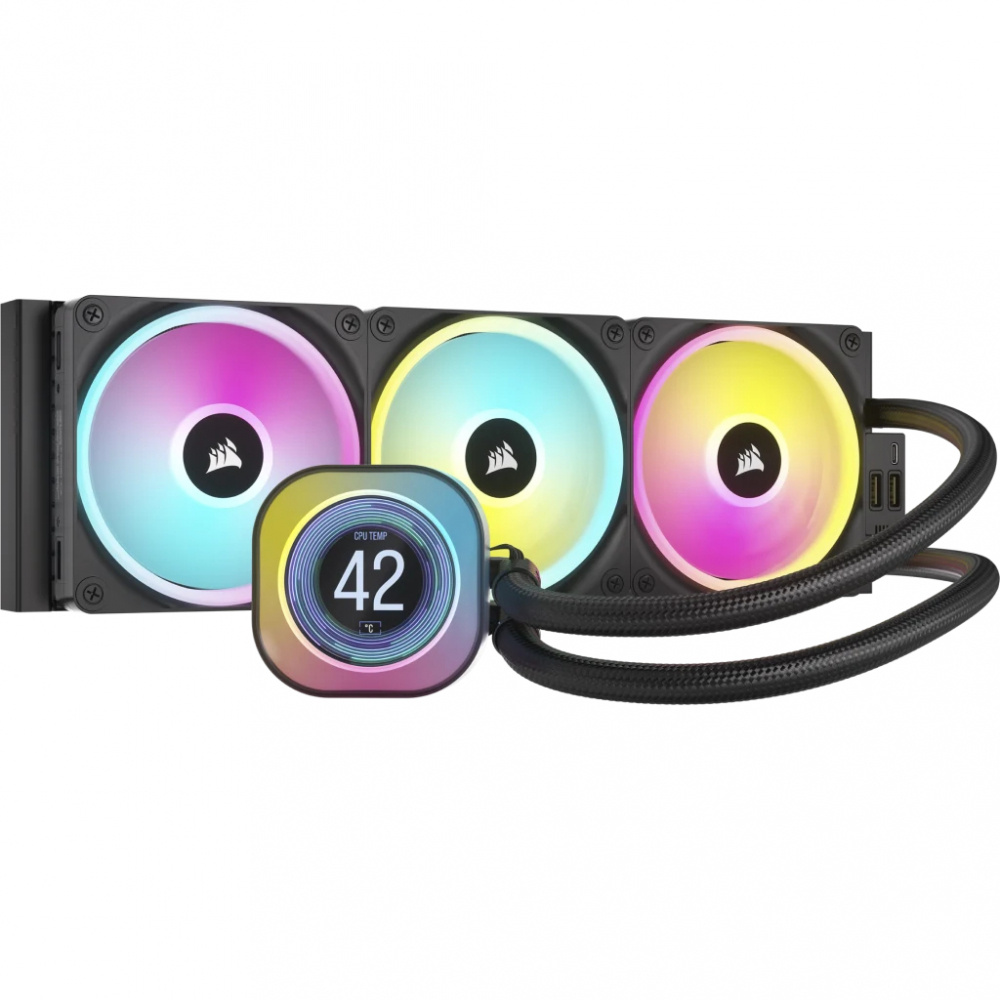 Foto 2 pulgar | Enfriamiento Corsair Icue Link H150i Lcd Rgb 360mm Negro Cw-9061008-ww