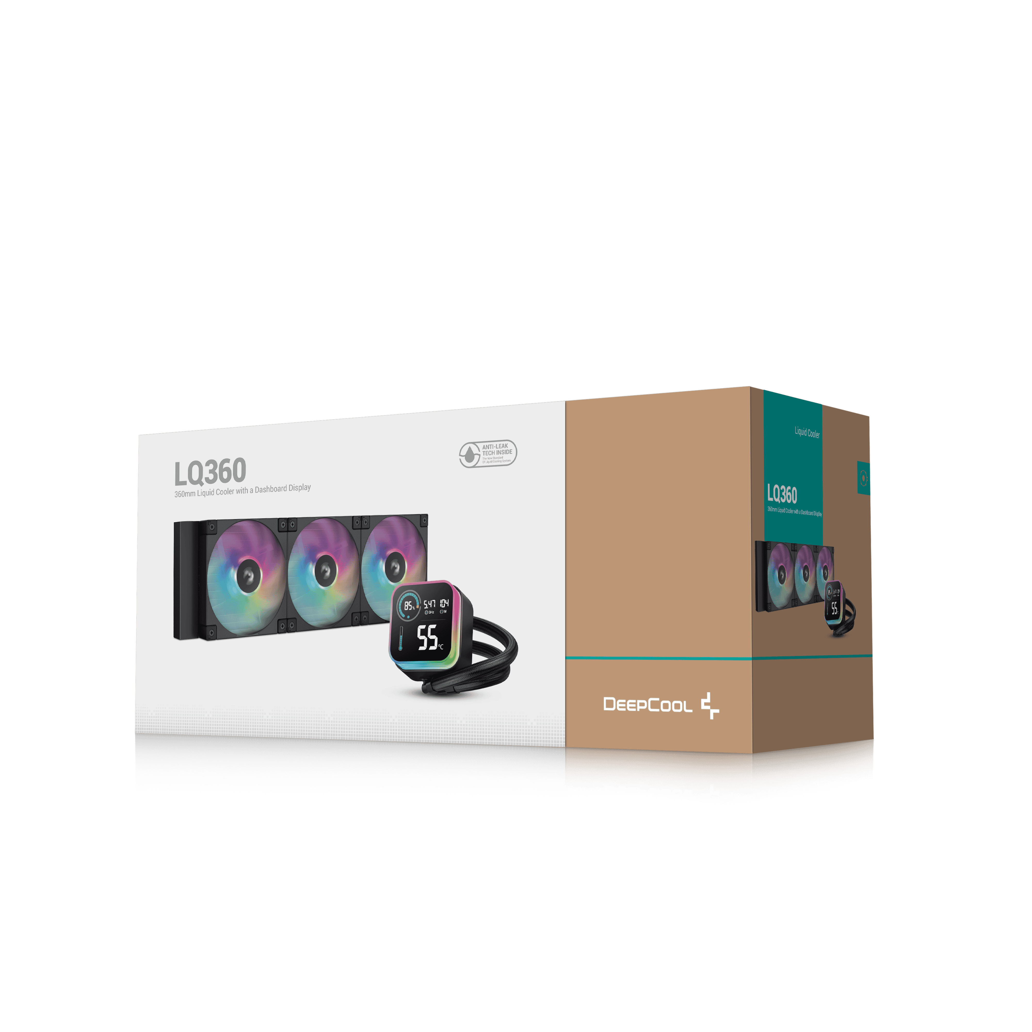 Foto 7 pulgar | Enfriamiento Deepcool Lq360 Negro 360mm Lga1700/am5 R-lq360-bklsmw-g-1