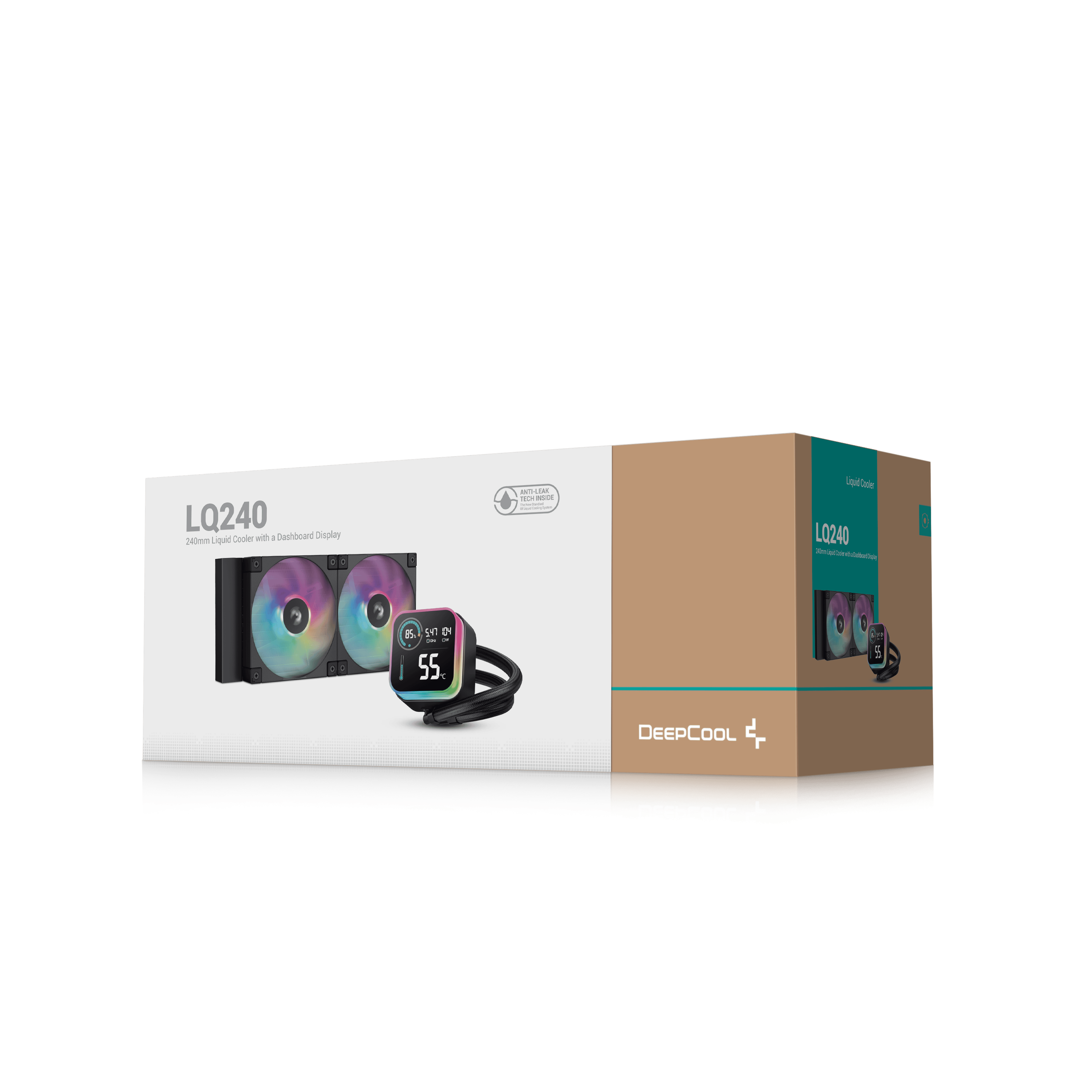 Foto 7 pulgar | Enfriamiento Deepcool Lq240 Negro 240mm Lga1700/am5 R-lq240-bklsmw-g-1
