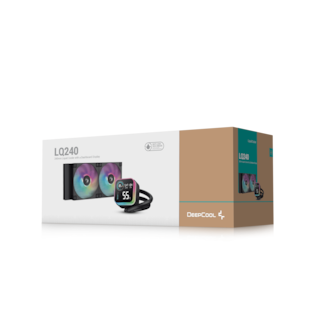 Foto 6 | Enfriamiento Deepcool Lq240 Negro 240mm Lga1700/am5 R-lq240-bklsmw-g-1