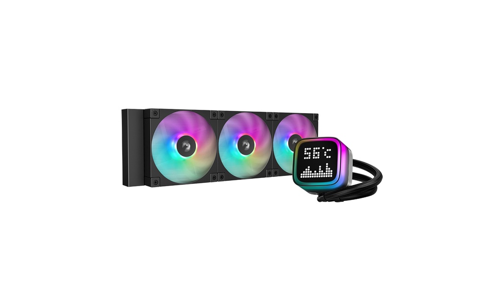 Foto 2 pulgar | Enfriamiento Deepcool Lp360 Negro 360mm Lga1700/am5 R-lp360-bkmsnc-g-1
