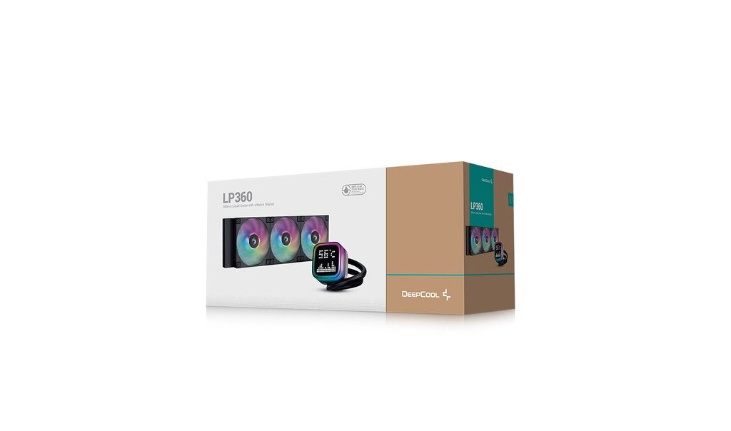 Foto 6 pulgar | Enfriamiento Deepcool Lp360 Negro 360mm Lga1700/am5 R-lp360-bkmsnc-g-1