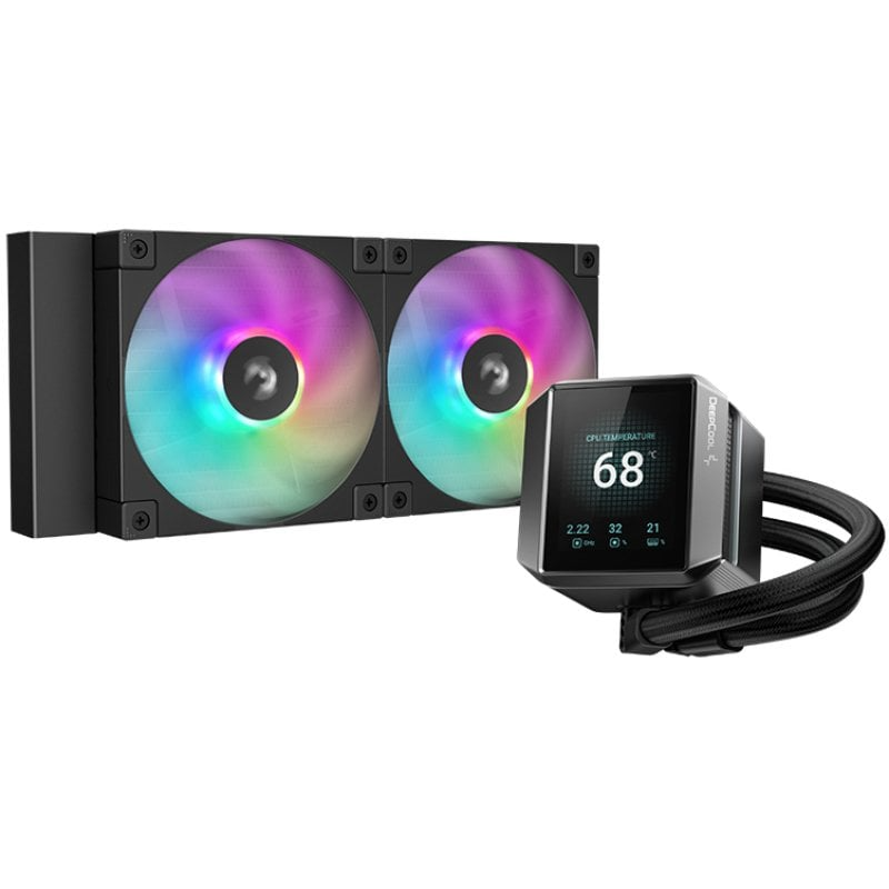 Foto 2 pulgar | Enfriamiento Deepcool Mystique 240 Lx550 Negro Argb Am5/lga1700 Pantalla Lcd Tft R-lx550-bkadsnc-g-1