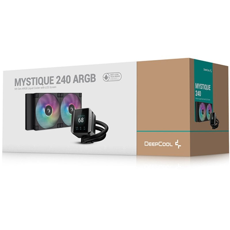 Foto 6 | Enfriamiento Deepcool Mystique 240 Lx550 Negro Argb Am5/lga1700 Pantalla Lcd Tft R-lx550-bkadsnc-g-1