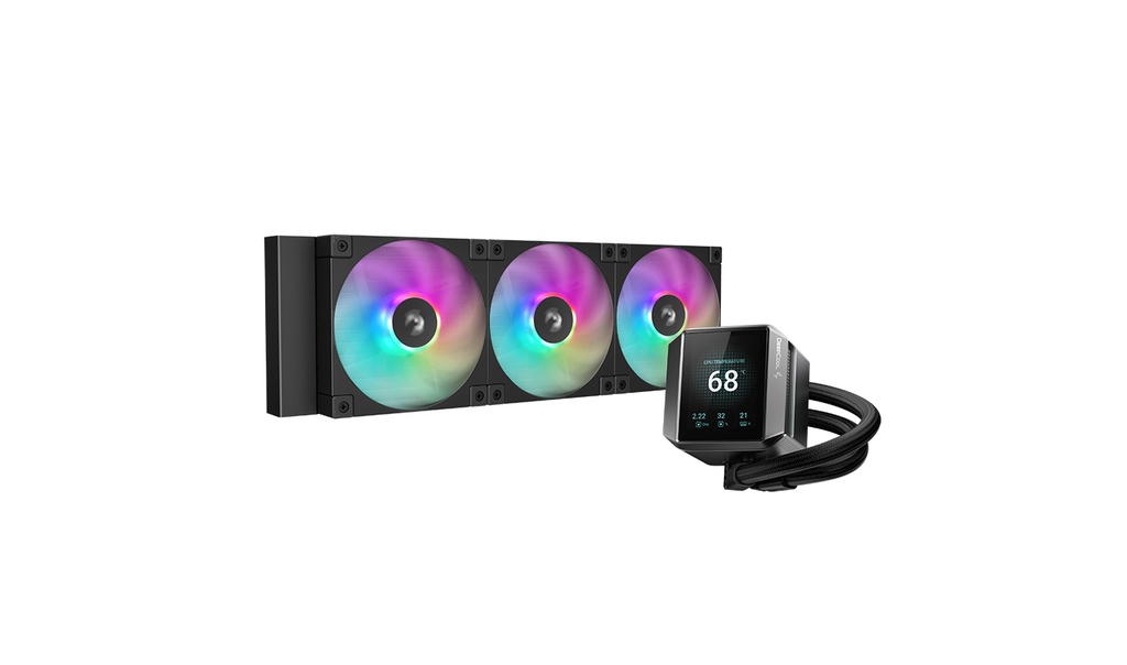 Foto 1 | Enfriamiento Deepcool Mystique 360 Lx750 Negro Argb Am5/lga1700 Pantalla Lcd Tft R-lx750-bkadsnc-g-1