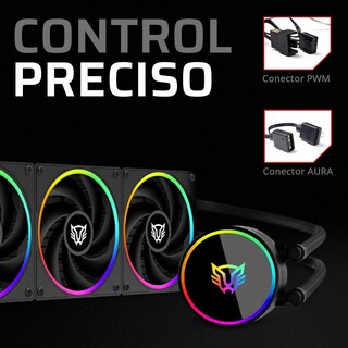 Foto 3 | Enfriamiento Liquido Balam Rush Hydrox Pro V2 Hx24 240mm Rgb 4 Pines 2200rpm Tdp 250w Lga1700 Am5 Negro Br-941884