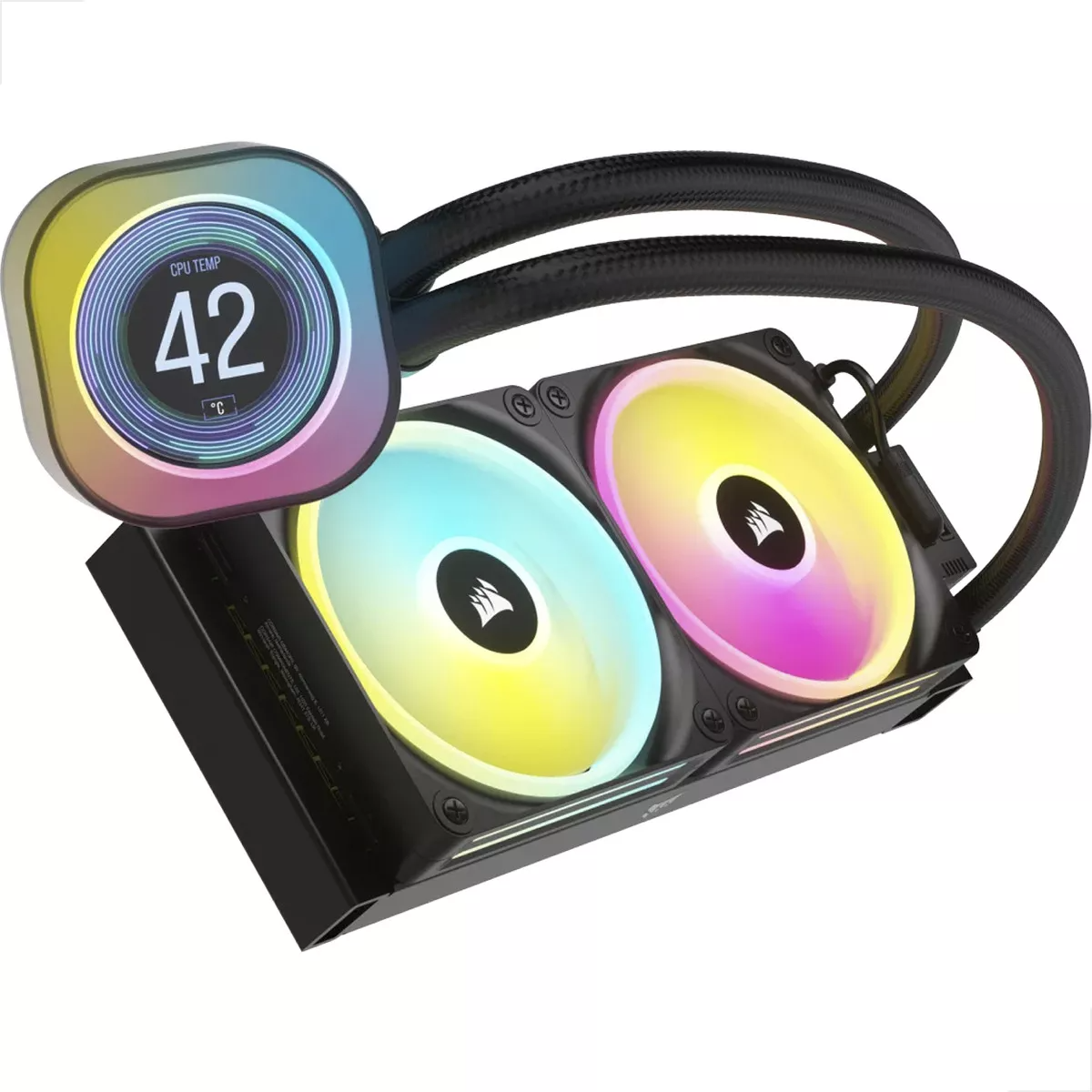 Foto 3 pulgar | Enfriamiento Corsair Icue Link H100i Lcd Rgb 240mm Cw-9061007-ww
