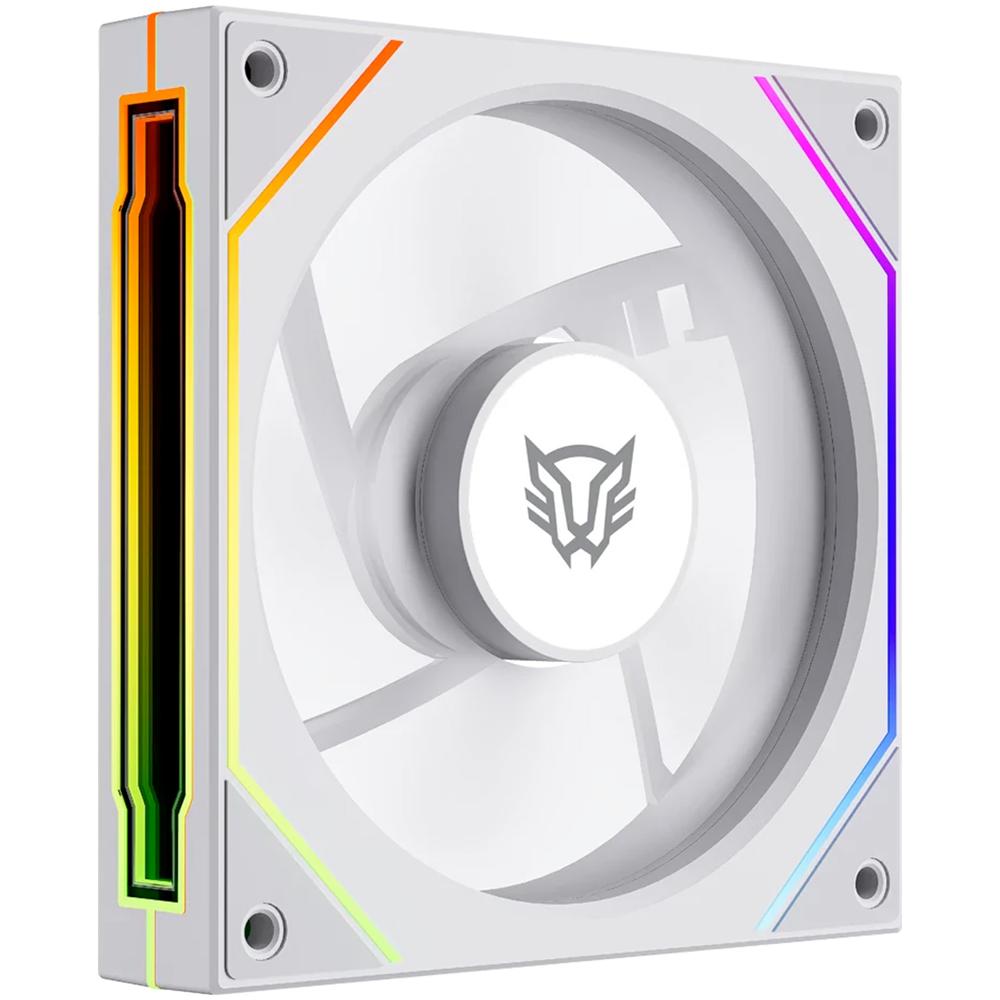 Foto 1 | Ventilador Gamer Balam Rush Eolox Link Exl95r 120mm Argb Diseño Cuadrado Pwm 4 Pin 1800rpm Blanco