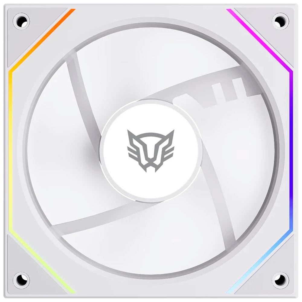 Foto 3 pulgar | Ventilador Gamer Balam Rush Eolox Link Exl95r 120mm Argb Diseño Cuadrado Pwm 4 Pin 1800rpm Blanco