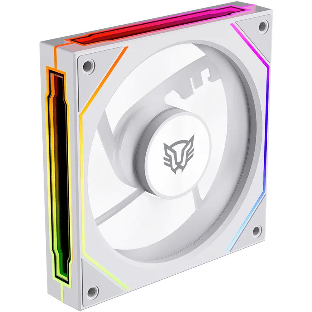 Foto 4 pulgar | Ventilador Gamer Balam Rush Eolox Link Exl95r 120mm Argb Diseño Cuadrado Pwm 4 Pin 1800rpm Blanco