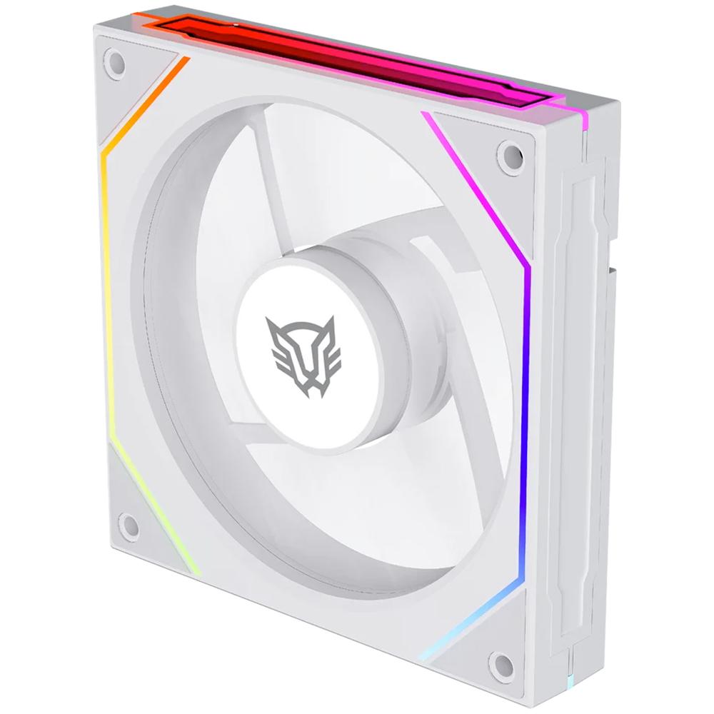Foto 5 pulgar | Ventilador Gamer Balam Rush Eolox Link Exl95r 120mm Argb Diseño Cuadrado Pwm 4 Pin 1800rpm Blanco