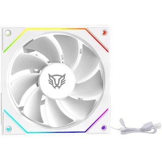 Foto 5 | Ventilador Gamer Balam Rush Eolox Link Exl95r 120mm Argb Diseño Cuadrado Pwm 4 Pin 1800rpm Blanco