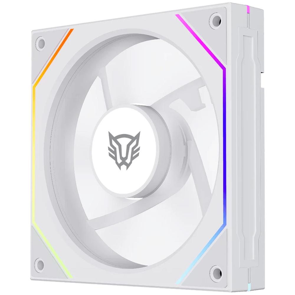 Foto 7 pulgar | Ventilador Gamer Balam Rush Eolox Link Exl95r 120mm Argb Diseño Cuadrado Pwm 4 Pin 1800rpm Blanco