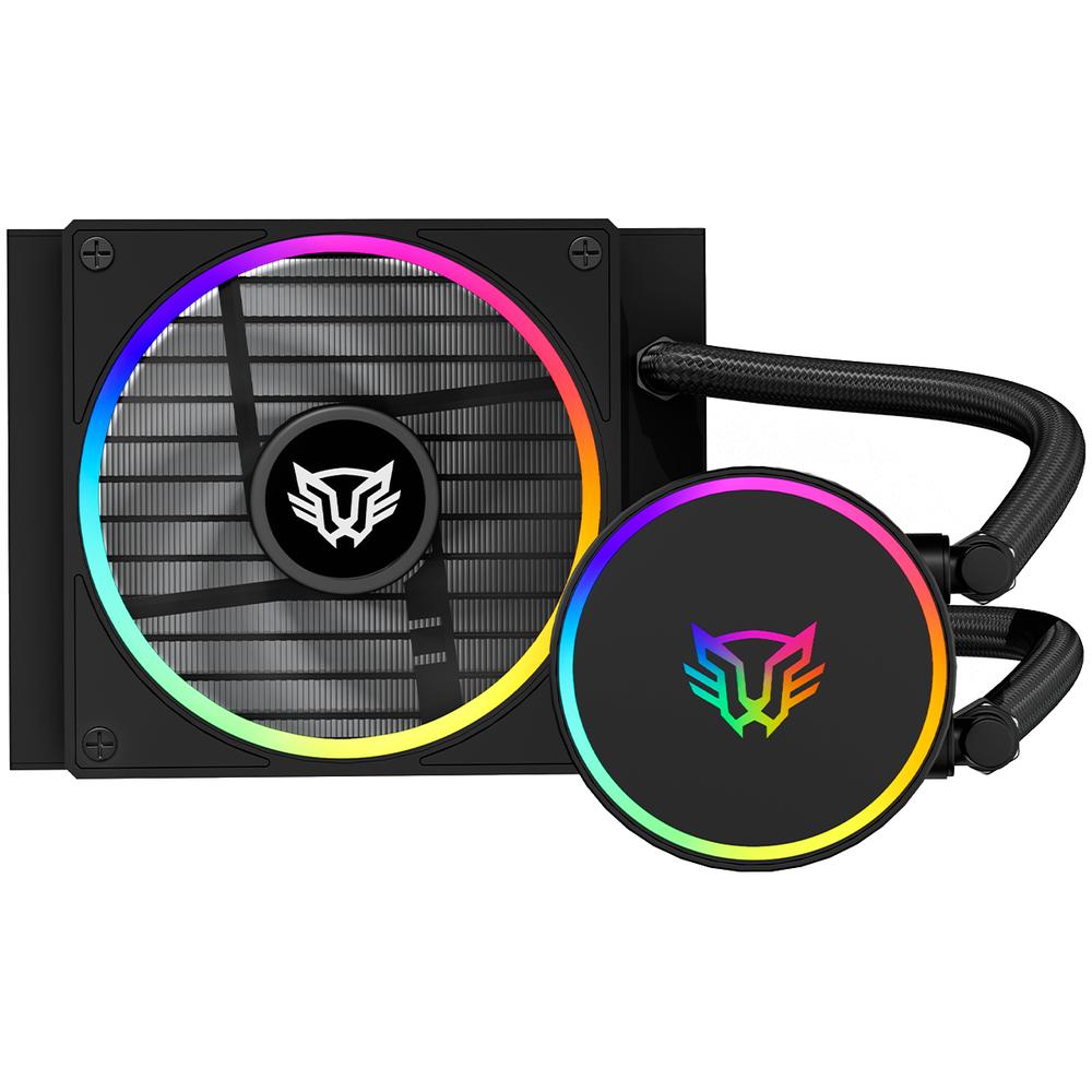 Foto 6 pulgar | Enfriamiento Liquido Balam Rush Hydrox Pro V2 Hx12 120mm Rgb 4 Pines 2200rpm Tdp 150w Lga1700 Am5 Negro