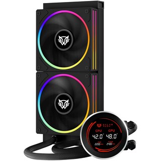 Foto 1 | Enfriamiento Liquido Balam Rush Hydrox Expert Hyx24 240mm Rgb 4 Pines 2200rpm Tdp 250w Lga1700 Am5 Display Negro Br-94