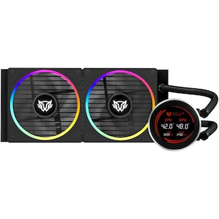 Foto 5 | Enfriamiento Liquido Balam Rush Hydrox Expert Hyx24 240mm Rgb 4 Pines 2200rpm Tdp 250w Lga1700 Am5 Display Negro Br-94