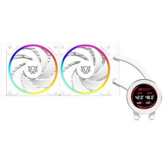 Foto 2 | Enfriamiento Liquido Balam Rush Hydrox Expert Hyx24 240mm Rgb 4 Pines 2200rpm Tdp 250w Lga1700 Am5 Display Blanco