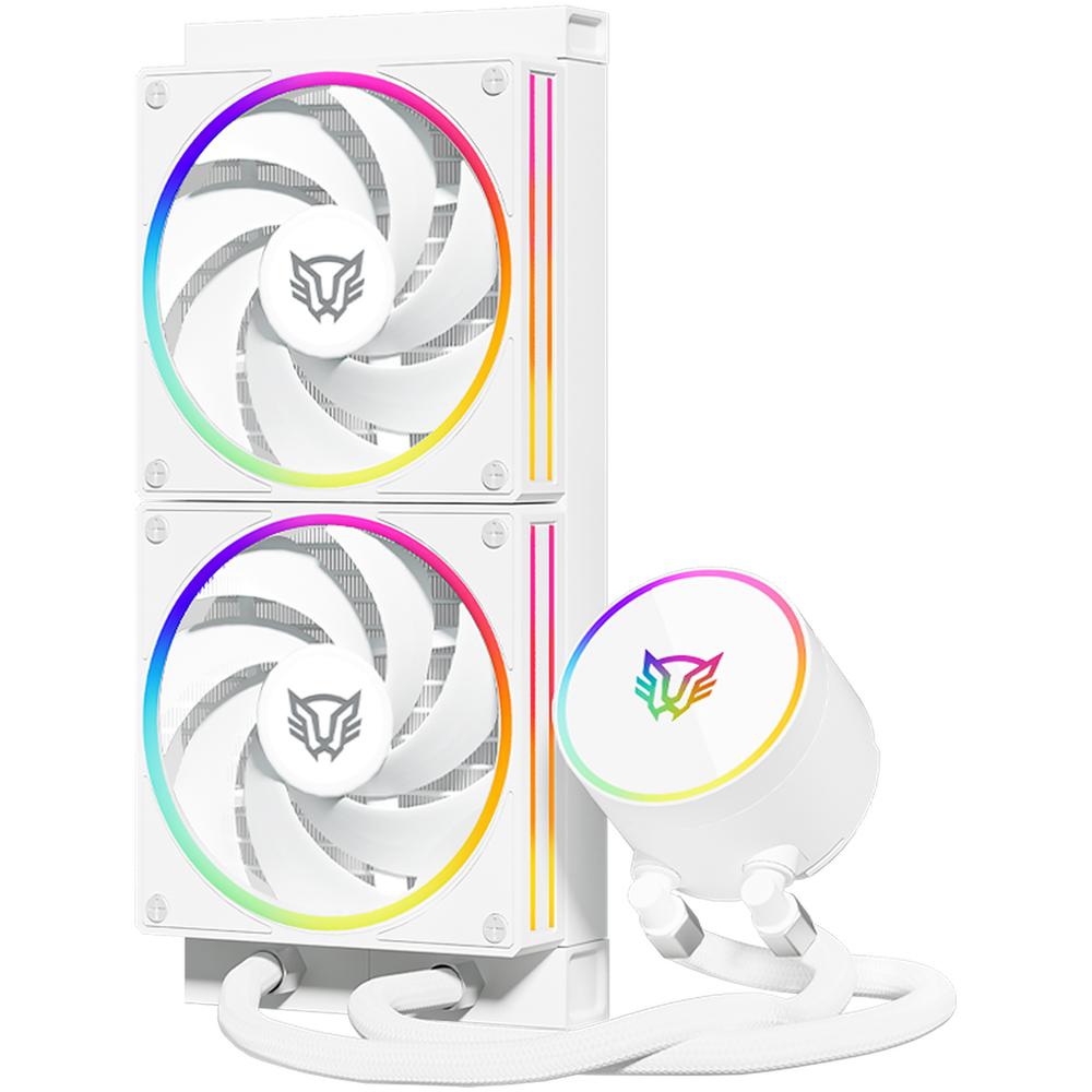 Foto 2 pulgar | Enfriamiento Liquido Balam Rush Hydrox Pro V2 Hx24 240mm Rgb 4 Pines 2200rpm Tdp 250w Lga1700 Am5 Blanco