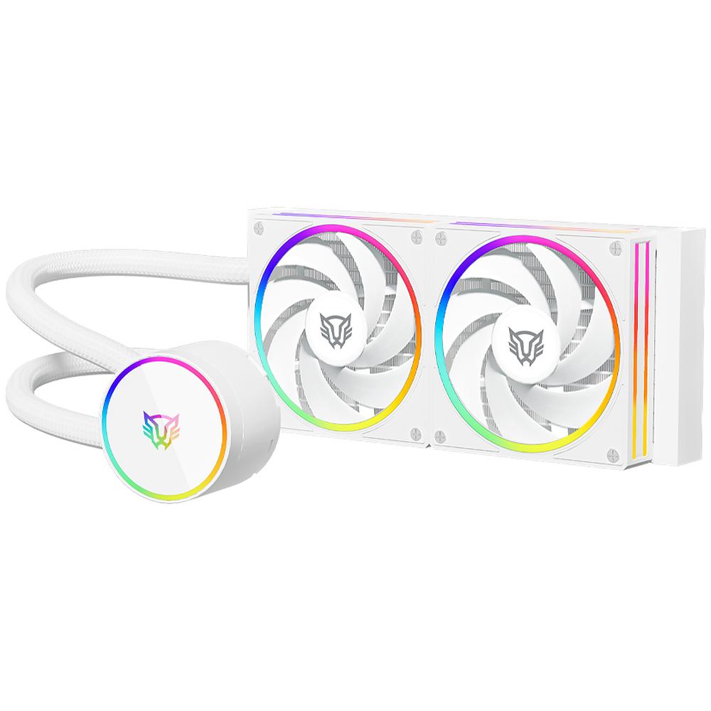 Foto 3 pulgar | Enfriamiento Liquido Balam Rush Hydrox Pro V2 Hx24 240mm Rgb 4 Pines 2200rpm Tdp 250w Lga1700 Am5 Blanco