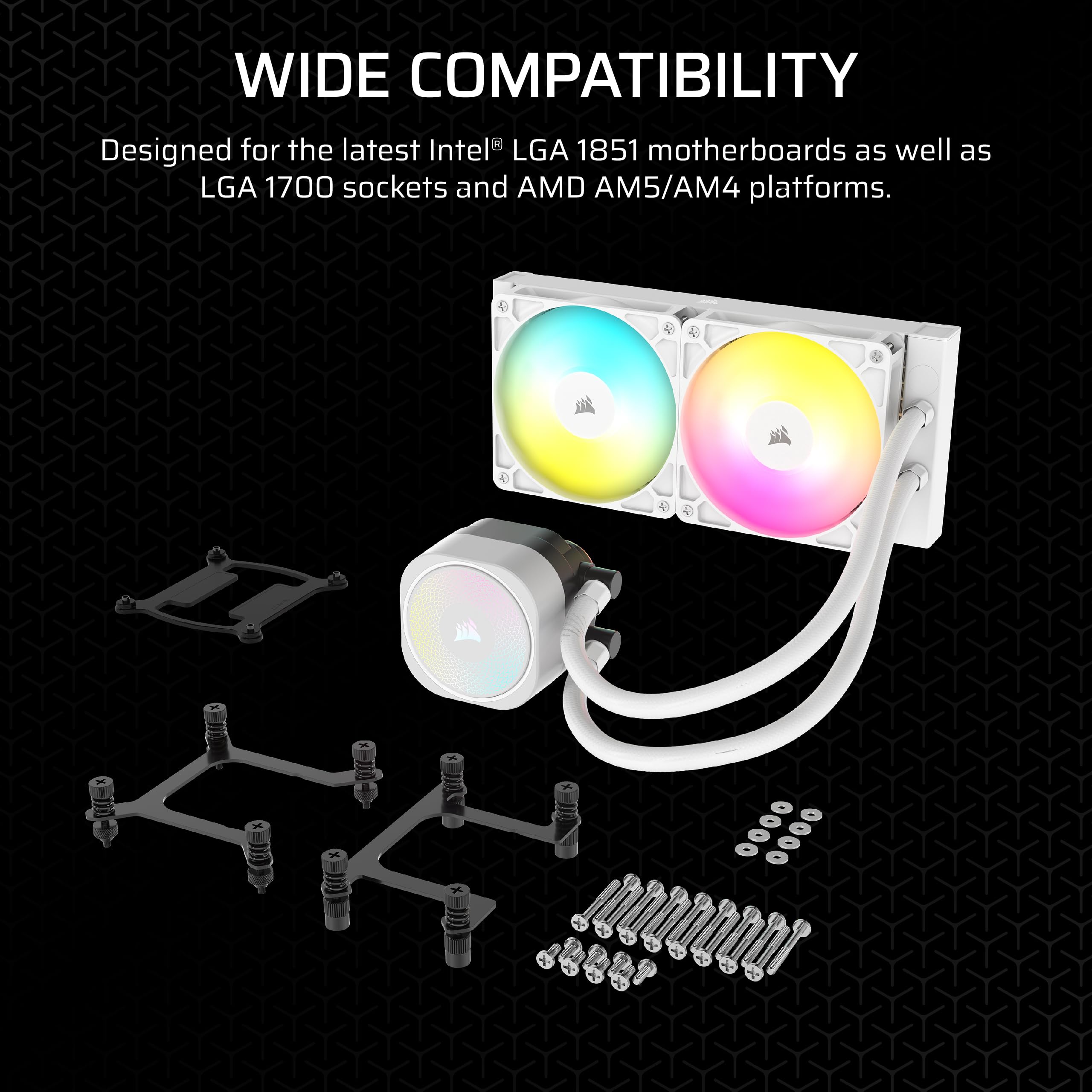 Foto 7 | Enfriador Líquido Para Cpu Corsair Nautilus 240 Rs Argb 240 Mm Blanco - Venta Internacional.