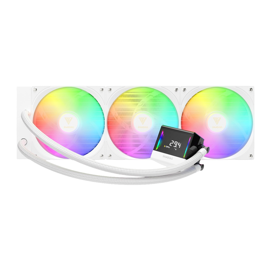Foto 2 | Enfriamiento Gamdias Chione E4 420 Blanco Argb Lga1700/am5 Digital Chione E4-420 Wh
