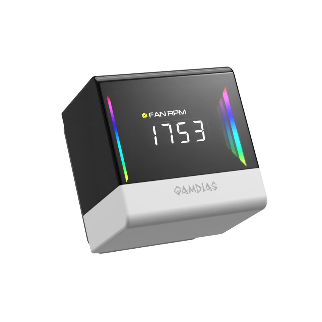 Foto 5 pulgar | Enfriamiento Gamdias Chione E4 420 Blanco Argb Lga1700/am5 Digital Chione E4-420 Wh