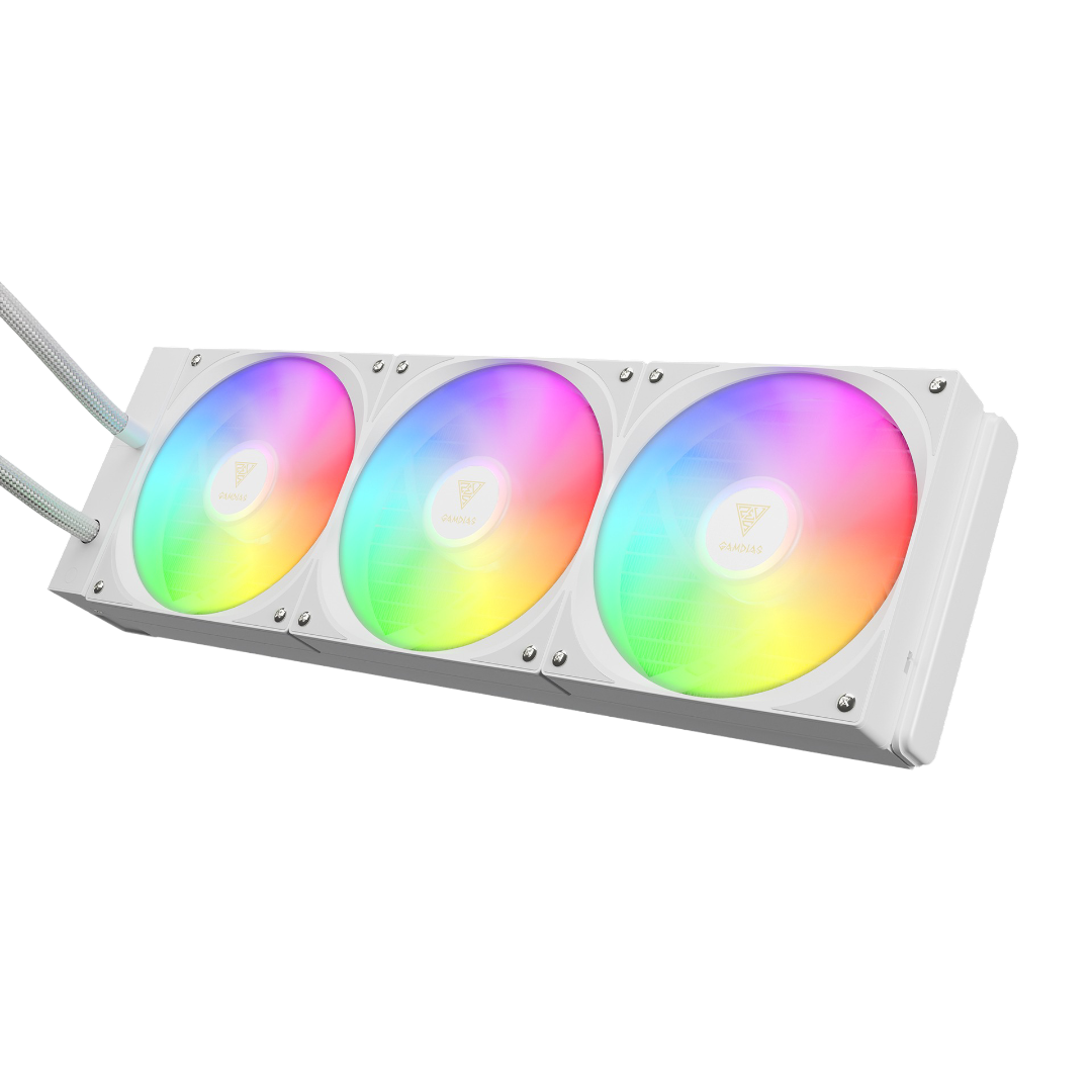 Foto 7 pulgar | Enfriamiento Gamdias Chione E4 420 Blanco Argb Lga1700/am5 Digital Chione E4-420 Wh