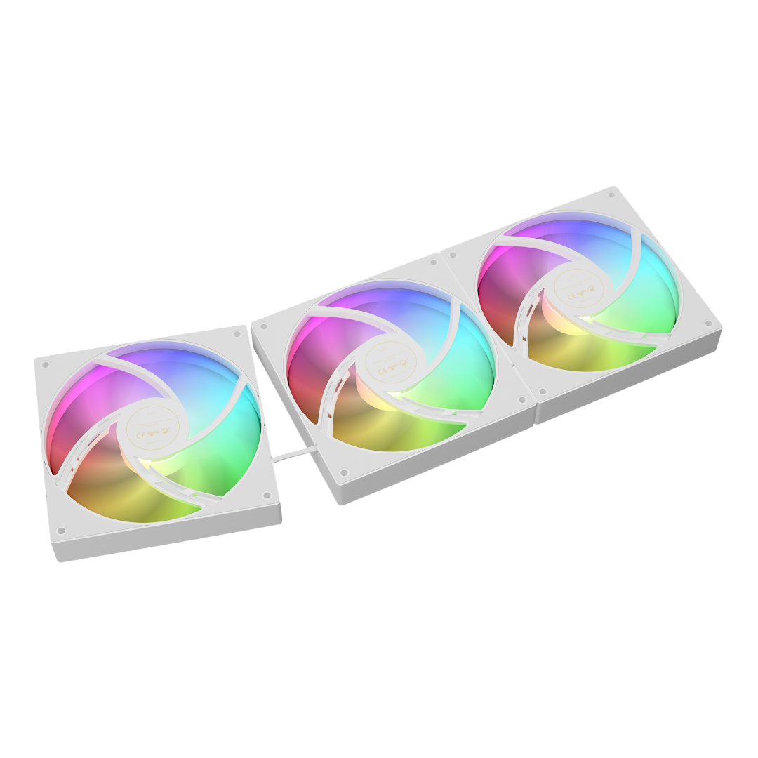 Foto 8 pulgar | Enfriamiento Gamdias Chione E4 420 Blanco Argb Lga1700/am5 Digital Chione E4-420 Wh