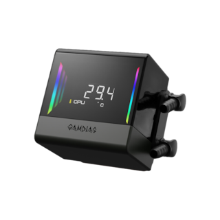 Foto 5 | Enfriamiento Gamdias Chione E4 420 Negro Argb Lga1700/am5 Digital Chione E4-420