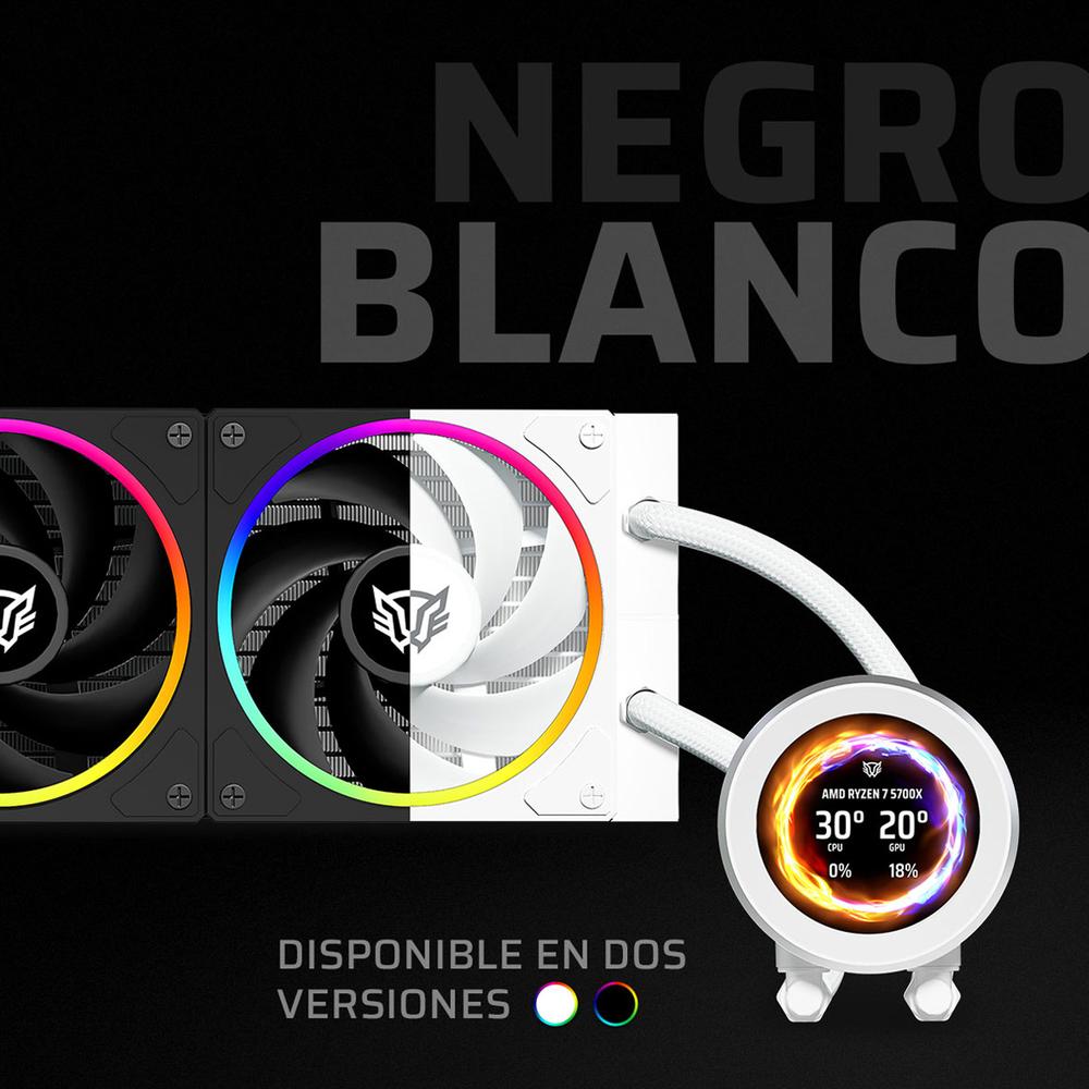 Foto 5 | Enfriamiento Liquido Balam Rush Hydrox Expert Level Hyx40 360mm Argb 4 Pines 2200 Rpm Tdp 300w Lga1700 Am5 Display