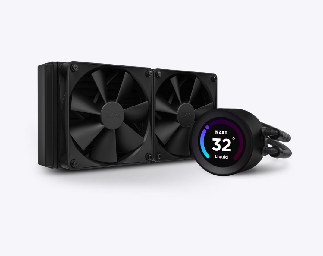 Sistema De Enfriamiento Liquido Nzxt Kraken Elite 240 Black / 240mm / Rgb En Bomba / Negro / Bomba Separada / Rl-kn24e-