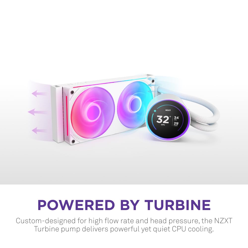 Foto 3 pulgar | Enfriador Líquido Aio Cpu Nzxt Kraken Elite 240 Rgb 2024 240 Mm - Venta Internacional.