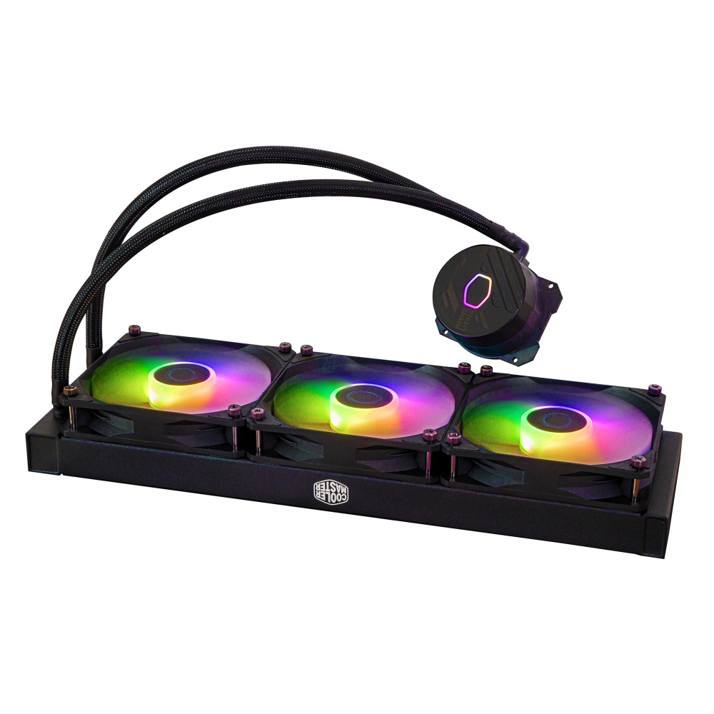 Foto 4 pulgar | Enfriamiento Cooler Master Master Liquid 360 Core Ii Argb Negro Lga 1851 Am5 Mlw-d36m-a18pa-r1