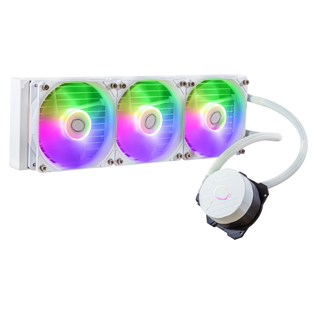 Foto 2 pulgar | Enfriamiento Cooler Master Master Liquid 360 Core Ii White Argb Lga 1851 Am5 Mlw-d36m-a18pa-rw