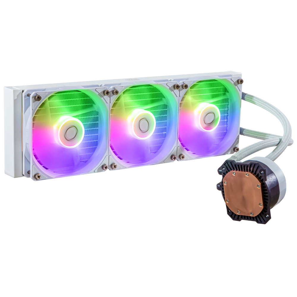 Foto 3 pulgar | Enfriamiento Cooler Master Master Liquid 360 Core Ii White Argb Lga 1851 Am5 Mlw-d36m-a18pa-rw
